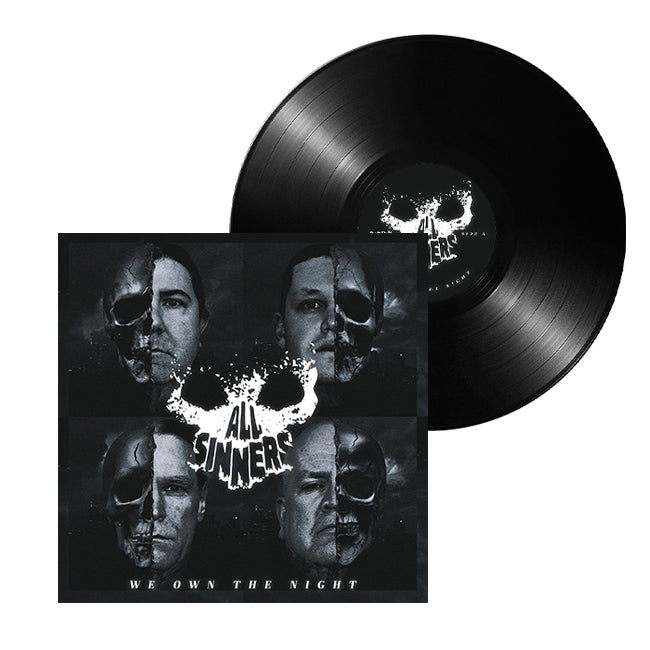 All Sinners "We Own the Night" Autographed Vinyl Record Bundle