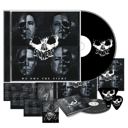 All Sinners "We Own the Night" Autographed CD Bundle