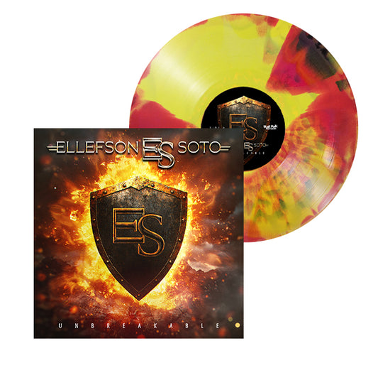 Ellefson-Soto "Unbreakable" Autographed Lunar Flare Vinyl Bundle