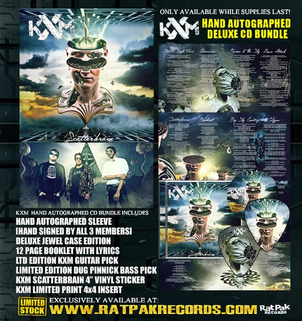 KXM "Scatterbrain" Autographed CD Bundle