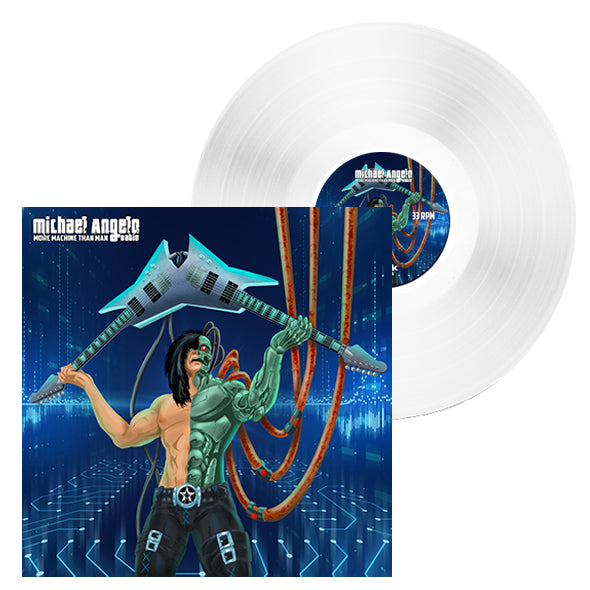Michael Angelo Batio "More Machine than Man" Autographed Vinyl Record Bundle