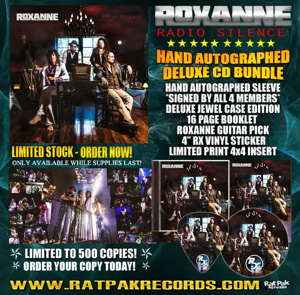 Roxanne "Radio Silence" Autographed CD Bundle