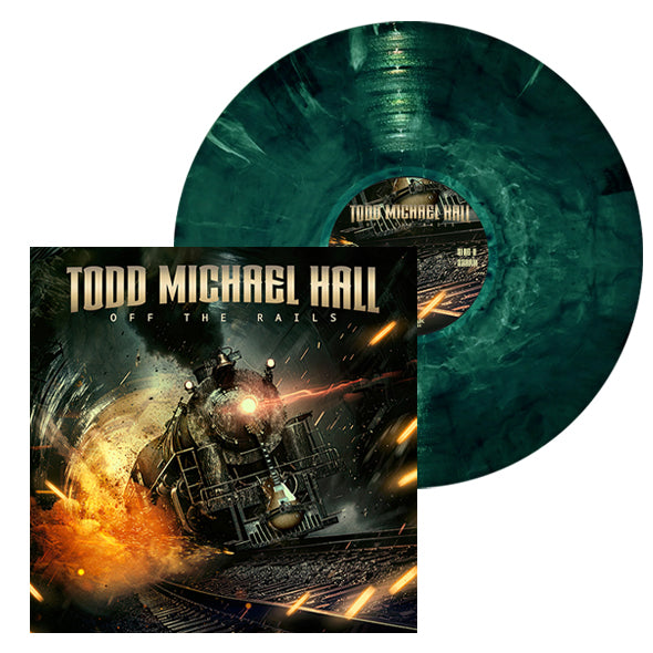 Todd Michael Hall "Off The Rails" Autographed Vinyl Record Bundle