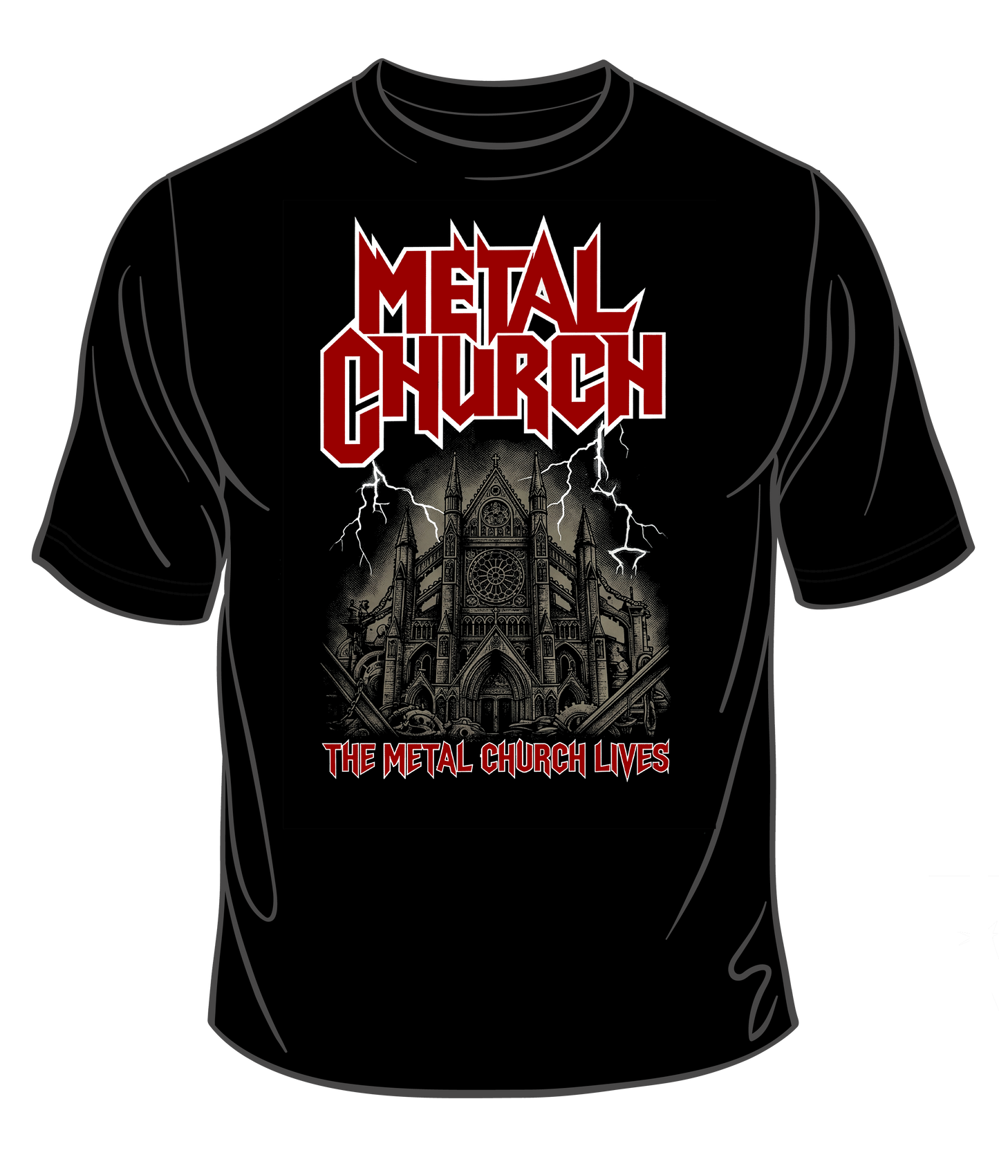 Metal Church "The Metal Church Lives" Unisex T-shirt