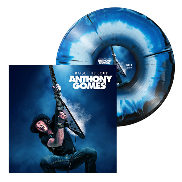 Anthony Gomes "Praise The Loud" Bluebreaker Splatter Vinyl - Autographed Limited Editon (Rat Pak Records Exclusive)