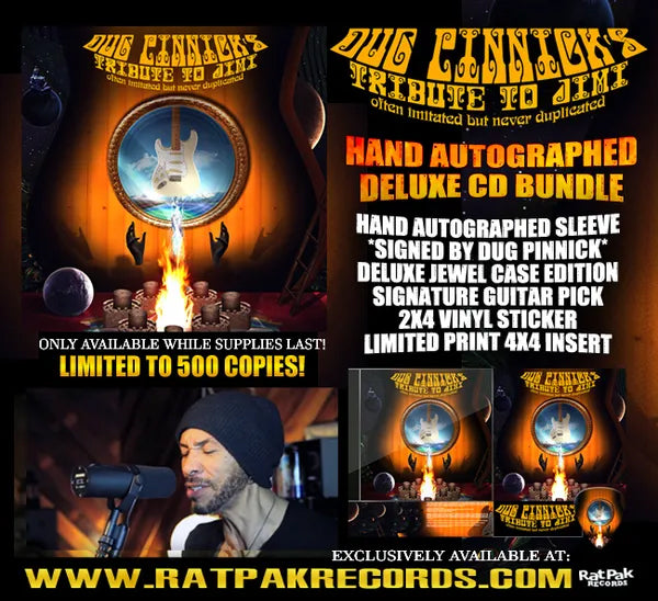 Doug Pinnick (King's X) "Tribute to Jimi" Autographed CD Bundle