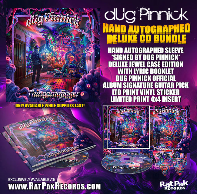 Doug Pinnick (King's X) "Thingamajigger" Hand Autographed CD Bundle