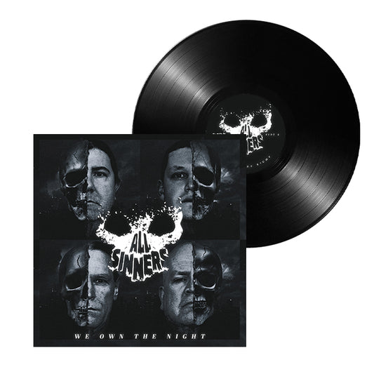 All Sinners "We Own the Night" Autographed Vinyl Record Bundle